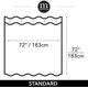 thumbnail image 2 of Fabric Shower Curtain, Farmhouse Style, Machine Washable, Quality Reinforced Buttonholes for Bathroom, Guest Bath, Stalls, Tubs - Modern Geometric Gri, 2 of 4