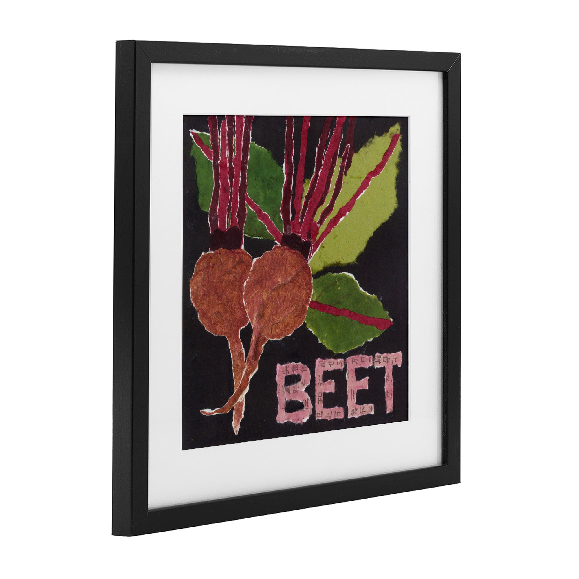 Stupell Industries Beets Root Vegetable Black Framed Print Under Glass, design by Nancy Overton