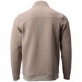 thumbnail image 4 of TGW Men's Quilted Golf Pullover Jacket for Golfing Tan M, 4 of 6