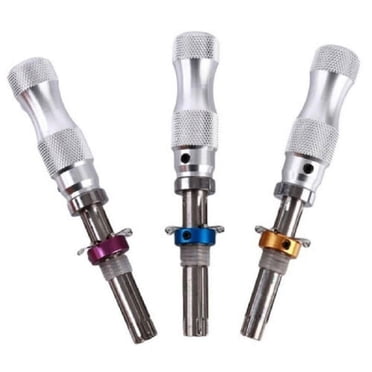 EKIDAZB 3PCS Tubular 7 Pins Tool Accessories Stainless Adjustable Tool 7mm 7.5mm 7.8mm