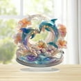 thumbnail image 5 of Dreamy 2D Flat Acrylic Living Room TV Cabinet Housewarming Home Decoration, 5 of 7