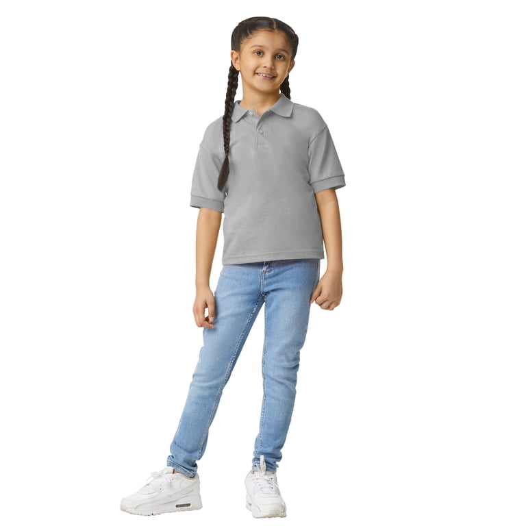 Gildan Youth DryBlend Polo Shirt 3-Pack photo 5