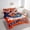 Orange Navy, variant on Erosebridal American Football City Bedding, Eat Sleep Bed in a Bag, Soccer Lover Reversible Bed Set, Ultra Soft Room Decor, 7-Piece