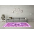 thumbnail image 3 of Ahgly Company Indoor Rectangle Abstract Purple Modern Area Rugs, 6' x 9', 3 of 4
