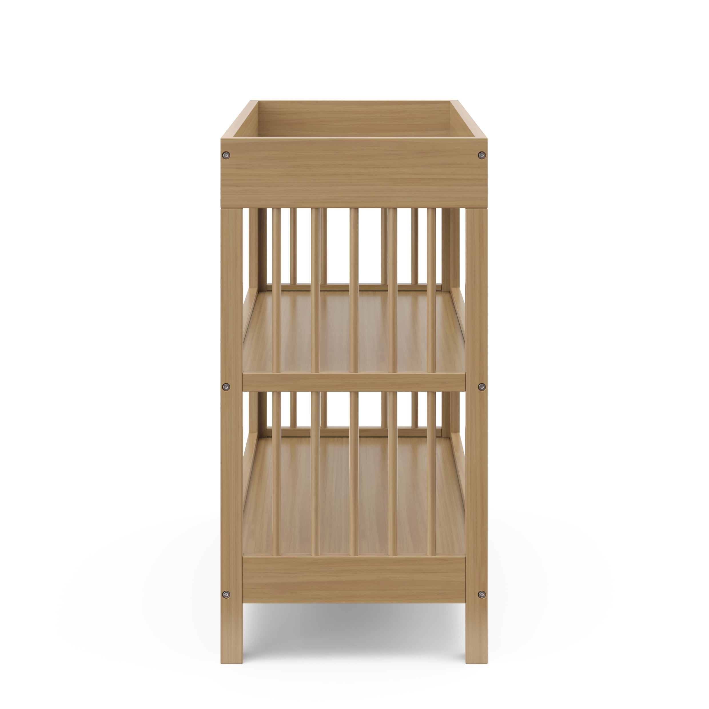 Graco Teddi Infant Wood Changing Table with Changing Pad, Driftwood