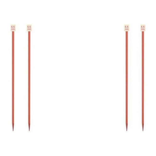 bedienty Color Random Knitting Needles Weaving Needle Handknitting Tool Home Supplies 5.5mm 2Set