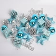thumbnail image 2 of Bouanq Christmas Tree Ornaments Set, 32PCS Mini Christmas Ball Ornaments Decoration for Christmas Trees Decorations including Jingle Bell, Snowman,Gifts,Ball on Clearance, 2 of 5