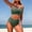 Amry Green, variant on Women's Triangle Bikini Set Sexy Halter String Two Piece Swimsuit Brazillian Bathing Suit Cheeky Cute Swimwear Blue for Size XXL