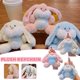 thumbnail image 4 of 1 unidad de llavero de dibujos animados de conejo de ojos azules de peluche suave Scho Sincero Electrónica, 4 of 5