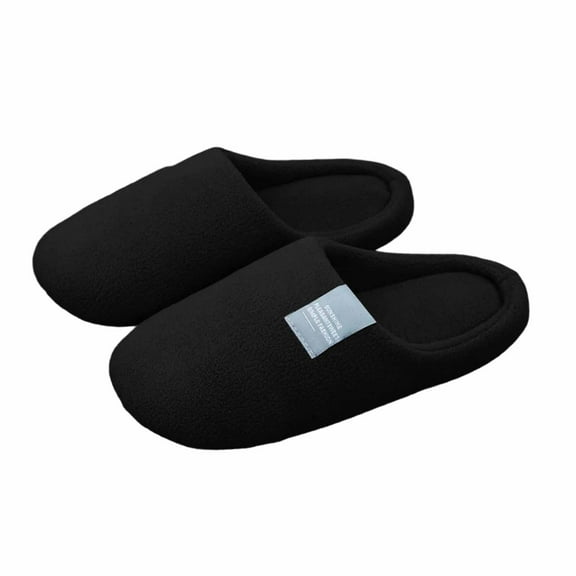 House Slippers for Women Closed Toe Thick Warm Indoor And Outdoor Shoes Fuzzy Memory Foam Slip On Home Slippers