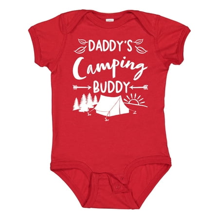 

Inktastic Daddys Camping Buddy Boys or Girls Baby Bodysuit