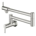 thumbnail image 2 of Grohe Zedra 31075DC2 2-Handle Wall Mount Pot Filler in Grohe Supersteel, 2 of 4