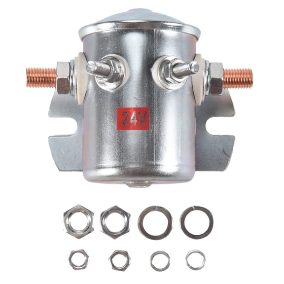 200A Relay 24V Contactor DC Relay High Current Automotive Forklift Relay Isolator,1 x relay,silver