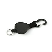 KEY-BAK MID6 Retractable Carabiner Keychain with 36 Retractable Cord, 6 oz. Retraction, Carabiner, 10 keys
