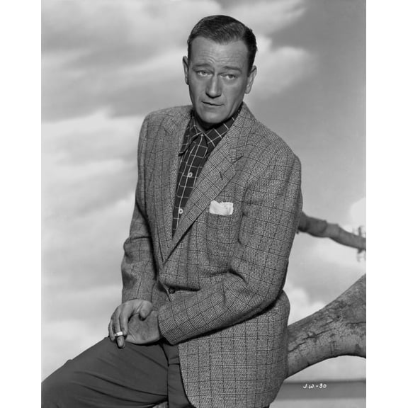 John Wayne portrait in sports coat Photo Print (24 x 30)