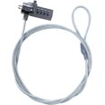 thumbnail image 1 of Cable de seguridad con código de combinación para computadora portátil, plateado, tamaño de ojo de cerradura 5*2,5 mm TUNC Sencillez, 1 of 3