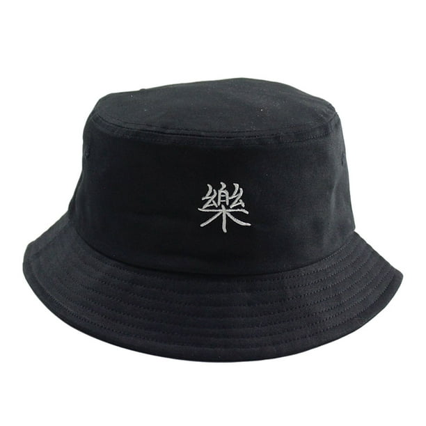 Qarigey Sombreros de pescador negros de cabeza grande para hombre: la clave para dominar el estilo con facilidad El tamaño de Panamá más Sombreros ha de pescador negro El tamaño XXL se ajusta a 63-65c