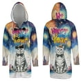 thumbnail image 3 of Happy New Year with American Shorthair Fireworks Holiday Xmas Winter 2025 All Over Print 3D Hooded Duffle Toggle Coat Cat Lover Kitten Owner Gifts - 00025, 3 of 6