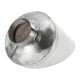 thumbnail image 1 of Punta de escape hacia abajo de 2.5" ID de Unique Bargains, acero inoxidable T304, pulido de superficie, tubo de codo de doble mandril, longitud total de 9.1" adecuada para salidas de escape de 6" OD, 1 of 7