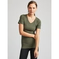 thumbnail image 2 of Kalon Women 4-Pack V-Neck T-Shirt Base Layer, 2 of 6