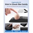 thumbnail image 4 of Ergonomic Mouse Pad and Keyboard Wrist Rest Set Soft Memory Foam Mouse pad with Wrist Support with Wrist Rest for Computer Keyboard Made Easy Typing & Relieve Wrist Pain（）, 4 of 8