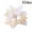 White, variant on Summercome 6 Pcs Glitter Poinsettia 5.5" Artificial Flowers Christmas with Clips Stems, Xmas New Year Tree Ornaments for Wedding Party Wreath Decoration (Red and Silver)