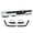 Chrome, variant on Bestco Rear Step Bumper Assembly For 2019-2024 RAM 1500 w/Park Holes & Dual Exhaust Black