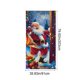 thumbnail image 3 of Decoración navideña para puerta de 6,66 x 2,99 pies, con Papá Noel como regalo, ideal para fiestas navideñas., 3 of 5