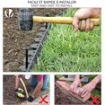thumbnail image 2 of Aedcbaide Flexible Plastic Lawn Edging 5m Plastic Garden Edging Plastic Lawn Edging Lawn Edging With 15 Securing Nails, 2 of 5