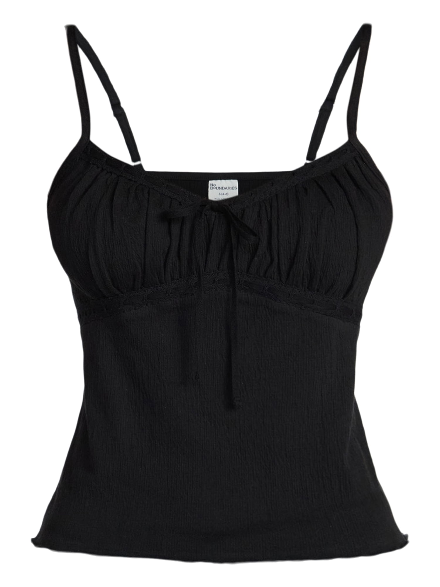 No Boundaries Lace Trim Cami, Women’s XXS-XXL