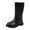 A219-Black, variant on Hessimy Girls Knee High Boots Fashion Lug Sole Tall Riding Boots for Toddler Little Kid Big Kid black boots (Black,1)