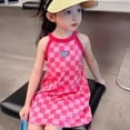 thumbnail image 1 of Falda de tirantes de seda de hielo de verano para niñas, falda de princesa para niñas, vestido grande para niñas, camisón de tesoro para mujeres, 1 of 4