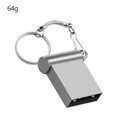 thumbnail image 2 of Matsuzay 16/32/64GB Super Mini Metal Usb Flash Drive Pen Drive Memoria de alta velocidad U Disk 64G Pendrive 2.0 Memoria USB Disk Juegos de teclado y mouse para computadora Plata 64g, 2 of 8