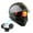 Z Bluetooth Glossy Black, variant on Martian Motorcycle Modular Full Face Helmet Flip up Dual Visor Sun Shield + Motorcycle Bluetooth Headset: HG362 Cement Grey