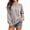 Gray, variant on Enjoytime Hoodies for Women Long Sleeve Drawstring Pullover Hoodie Soft Casual Solid Fall Winter Sweatshirt