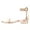 Flower, variant on YDN Women Round Open Toe Ankle Strap Sandals Low Chunky Heels with Buckle Elegant Dressy Party Daily Shoes Size 6.5 Red
