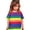 V41-Multicolour, variant on WhouRiu Girls Fashion Striped Graphic Tees Kids Short Sleeve Crew Neck Tshirt Comfortable Cute Casual Summer T Shirts,3-4 Years