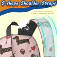 thumbnail image 5 of Dachshund and Hearts Pink Pattern 17" School Backpacks for Teens,Waterproof Oxford Fabric,S-Shape Padded Straps for School,Travel,Hiking,Camping, 5 of 6