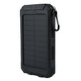 thumbnail image 2 of Waterproof 1.2W 5V Solar Panel with 8000mAh Monocrystalline Silicon Battery Charger - Black, 2 of 8