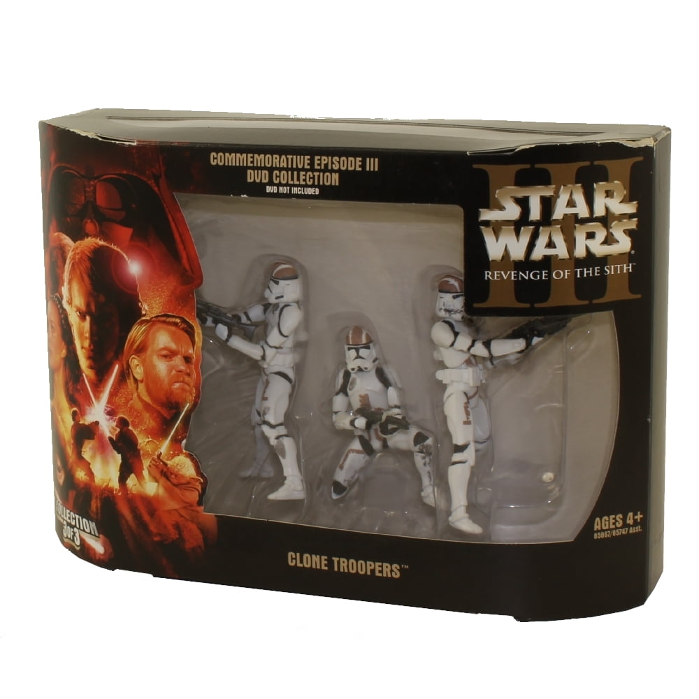 Star Wars Episode III 3-Figure Set: Clone Troopers - Walmart.com