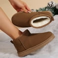 thumbnail image 4 of Women's Winter Outdoor Snow Boots - Waterproof, Non-Slip, Thick Padded Cotton Short Boots, 4 of 8