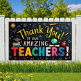 thumbnail image 5 of Yatrandify Decorative Design Thank You Banner Colorful Theme Teacher Appreciation Banner for School Events Education Celebration Classroom Decoration, 5 of 8