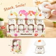 thumbnail image 2 of Mushroom Squishy Toy with Maple Leaf, Cute Fall Character Stress Relief Fidget Toy, Soft Squeeze Sensory Toy with Display Box, Gift for Fall Thanksgiving Decor Lovers, 2 of 5