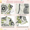 thumbnail image 4 of FORMRS Niños Short Sleeve Top and Pants Pajama Set Unisex Satin 2-Piece Sleepwear, Sizes 11-12Y, Retro Flower, 4 of 8