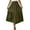 Army Green, variant on PUMISAS Summer Skirts For Women High Waisted Elastic Waistband Solid Color Skirts Casual Loose Long A-Line Skirts