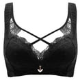thumbnail image 3 of Sngxgn Women's Wireless Full-Coverage Bra with Everyday Comfort(Black,XL), 3 of 3
