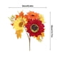 thumbnail image 3 of Uuiauoio Premium Artificial Fall Pumpkin Bouquet for Home Decor Thanksgiving Centerpiece Holiday Table Arrangement with Realistic Leaves and Stems, 3 of 6