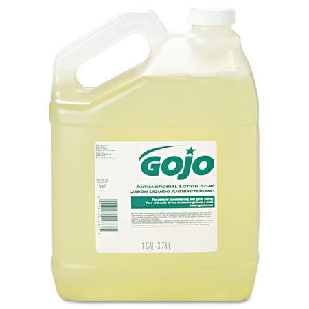 GOJO Antimicrobial Lotion Soap, 1gal, 4/Carton -GOJ188704