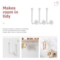 thumbnail image 3 of Moluckfu 3Ud Gancho De Pared Para Cintas Y Diademas Multicolor Ideal Para Almacenaje En Interiores, 3 of 8