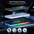 thumbnail image 4 of Cargador de coche inalámbrico magnético Aubenai 15W RGB iPhone, 4 of 8